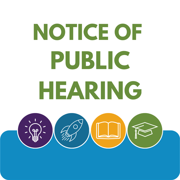  Notice of Public Hearing